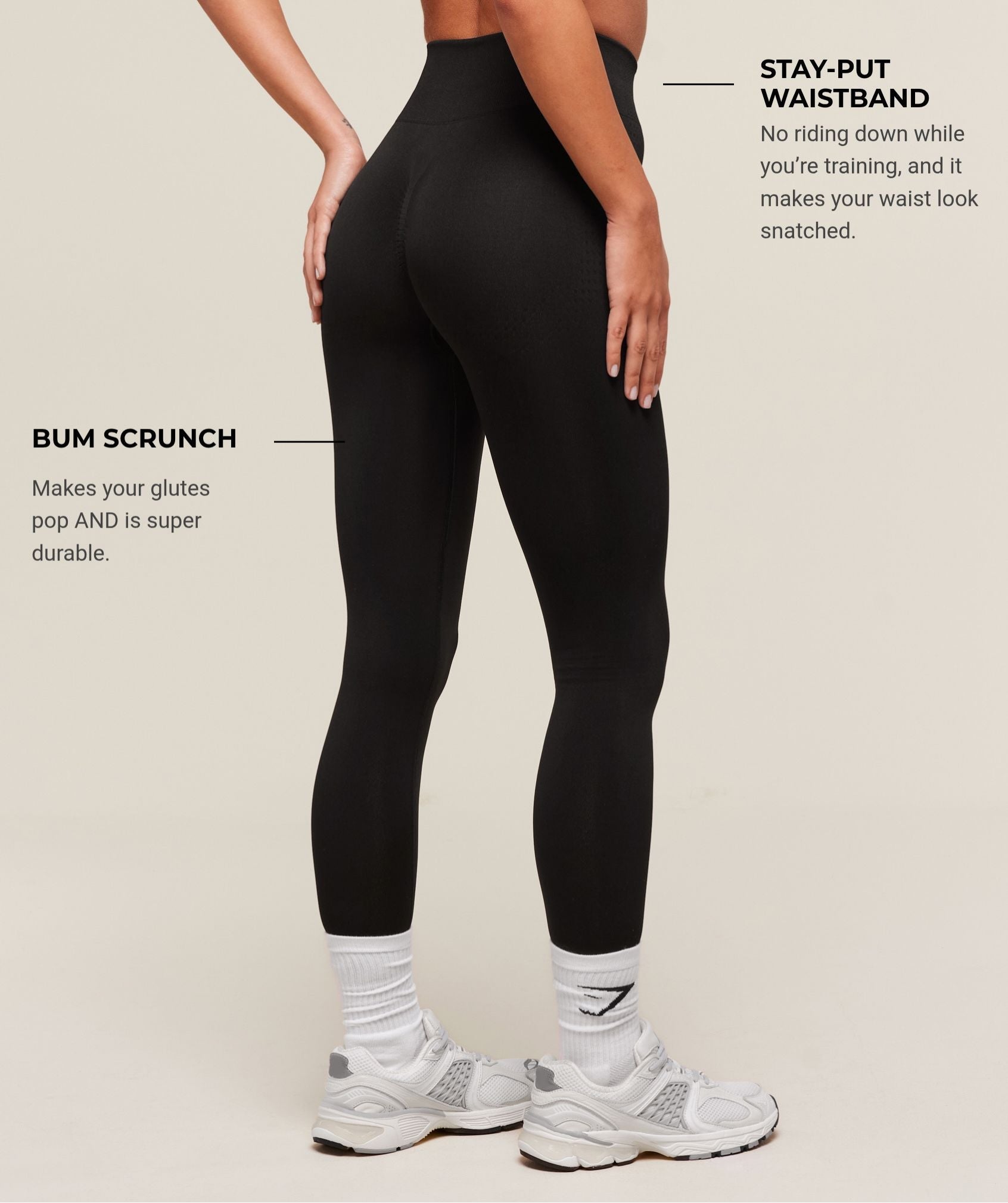 Gymshark Vital Soft Leggings Black