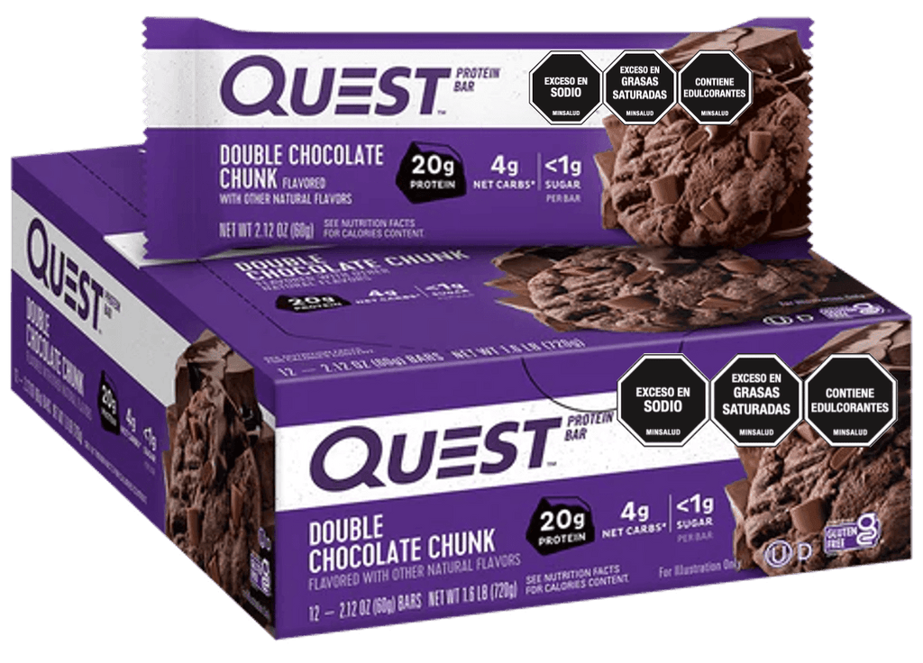 Barrita Quest Double Chocolate Chunk 60g
