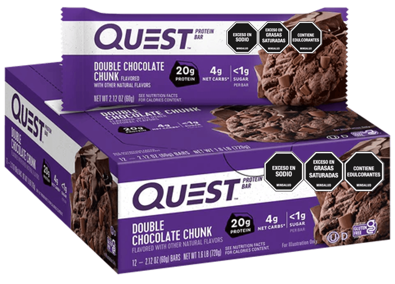 Barrita Quest Double Chocolate Chunk 60g