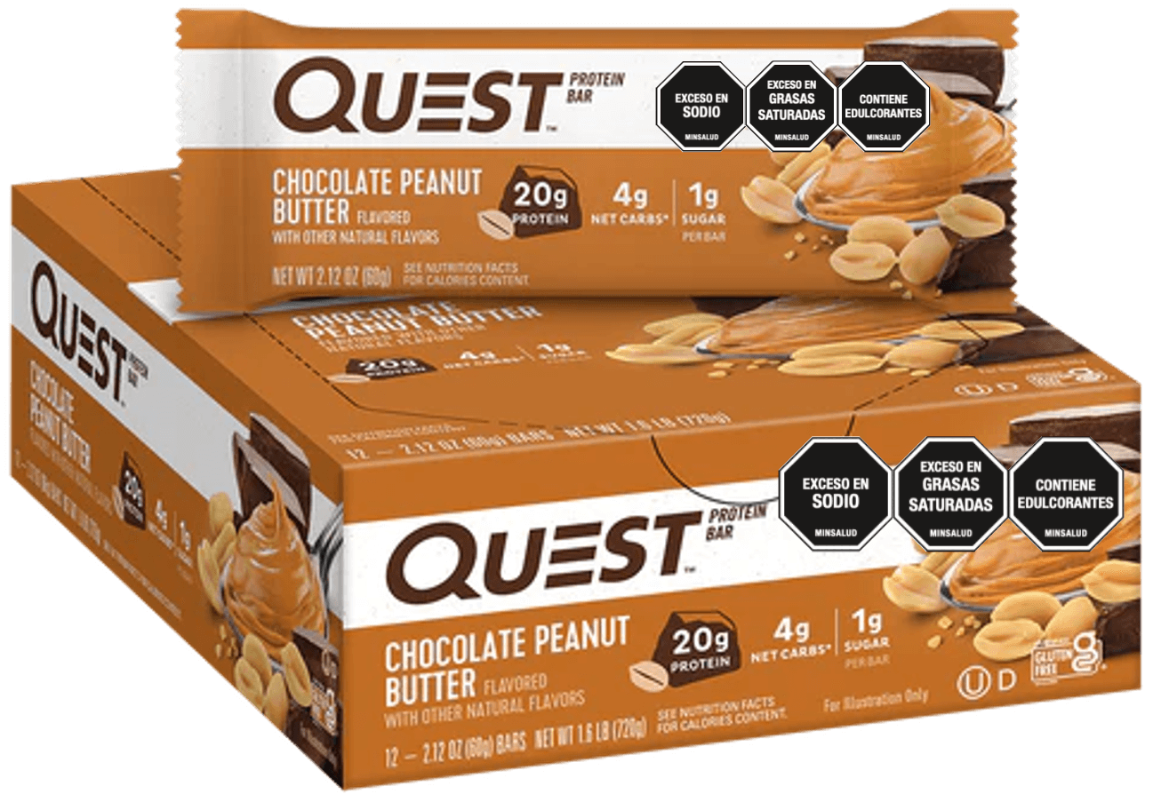 Barrita Quest Chocolate Peanut Butter 60g