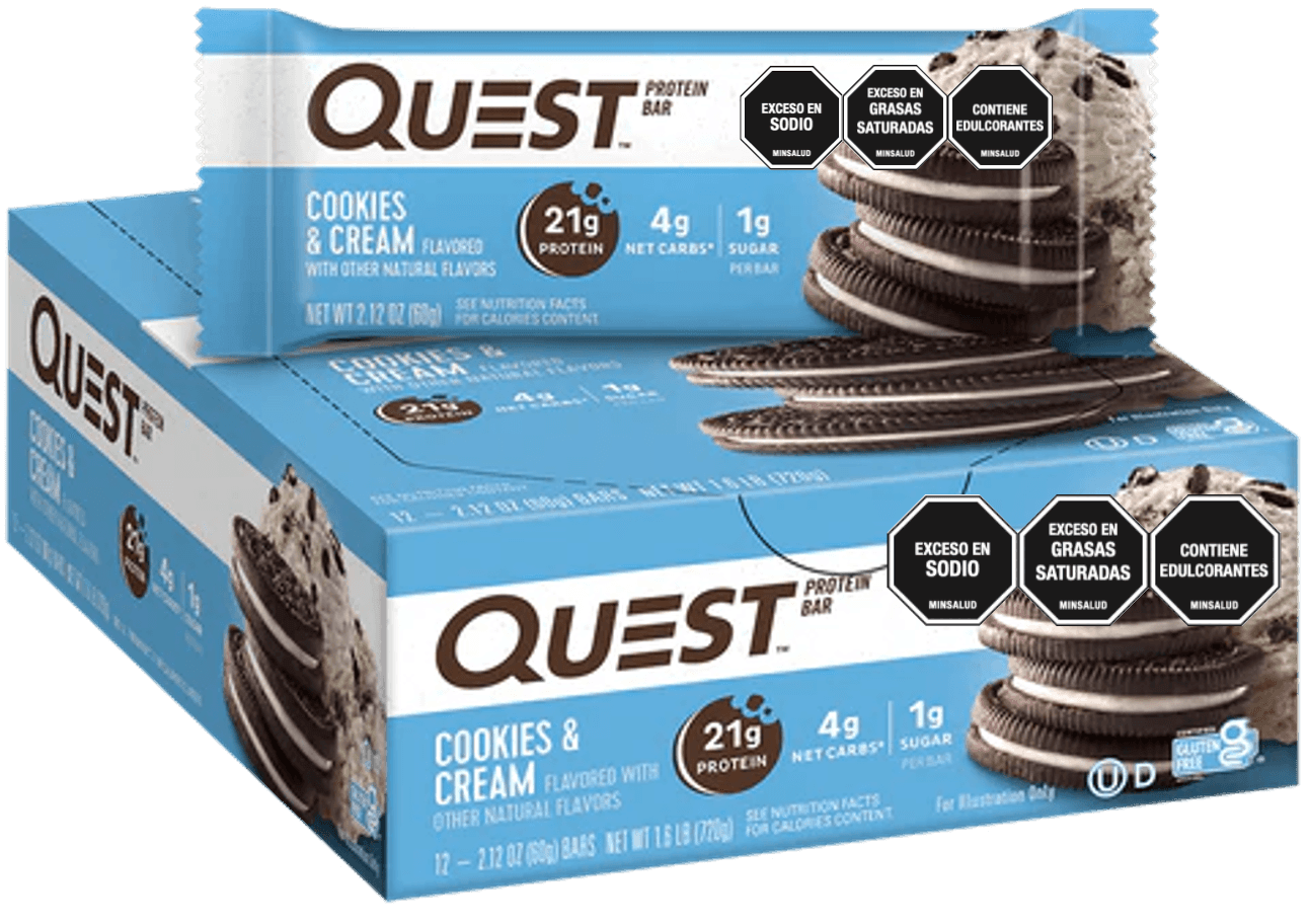 Barrita Quest Cookies and Cream 60g