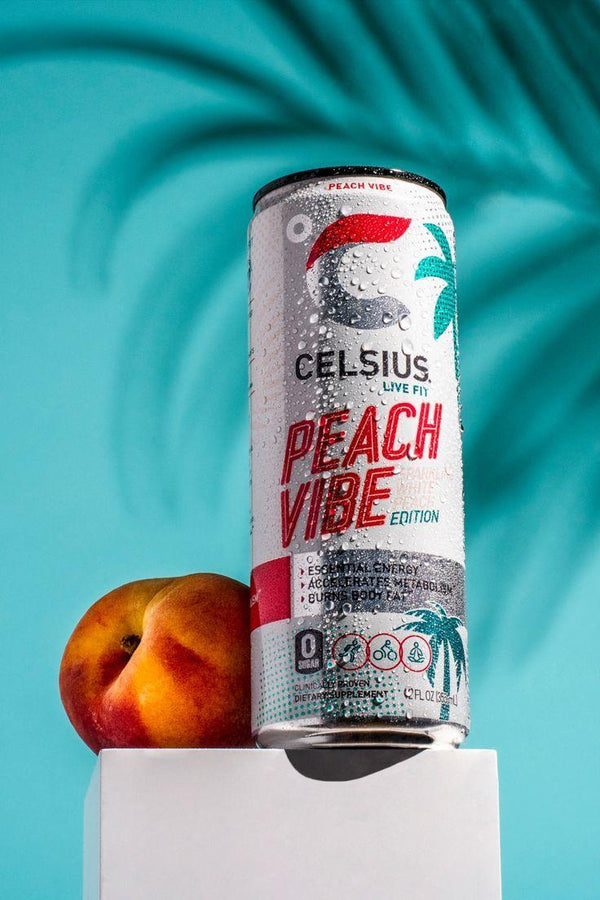 BEBIDA CELSIUS LIVE FIT SPARKLING PEACH VIBE 355ML