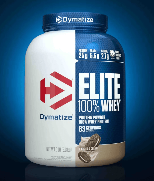 Dymatize Elite 100% Whey Protein 5lb - Cookies and Cream