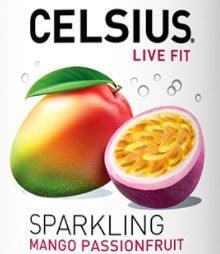 BEBIDA CELSIUS LIVE FIT SPARKLING MANGO PASSIONFRUIT 355ML
