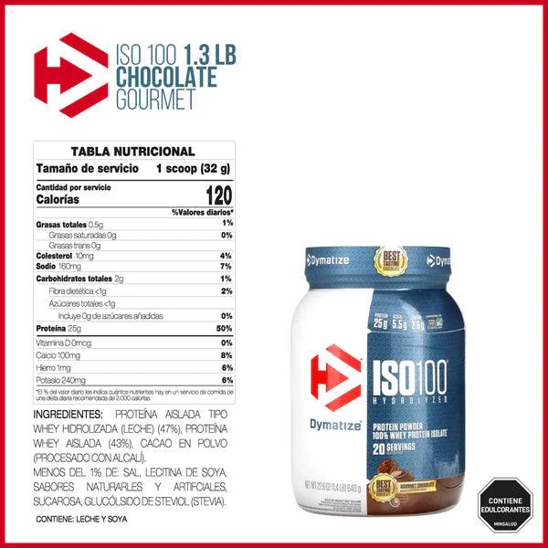 Dymatize ISO 100   20 serv   Gourmet Chocolate