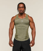Gymshark Devant Seamless Tank – Canvas Green