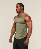 Gymshark Devant Seamless Tank – Canvas Green