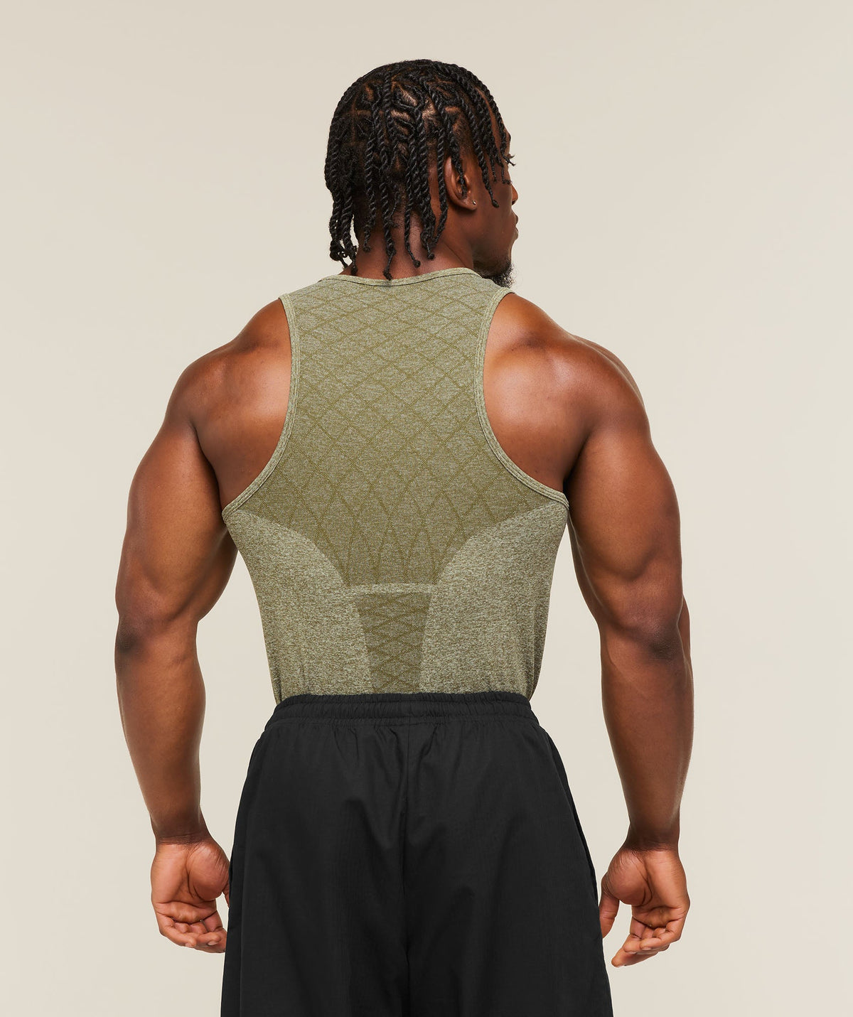 Gymshark Devant Seamless Tank – Canvas Green