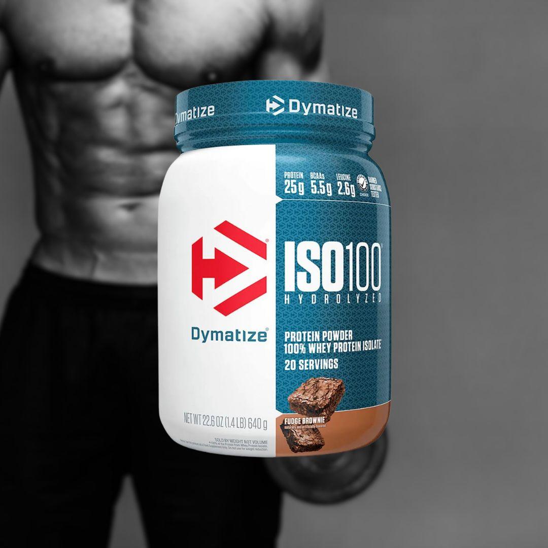 Dymatize ISO 100   20 serv   Fudge Brownie