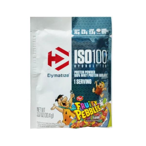 Proteína Dymatize ISO100 Fruity Pebbles Sobre individual