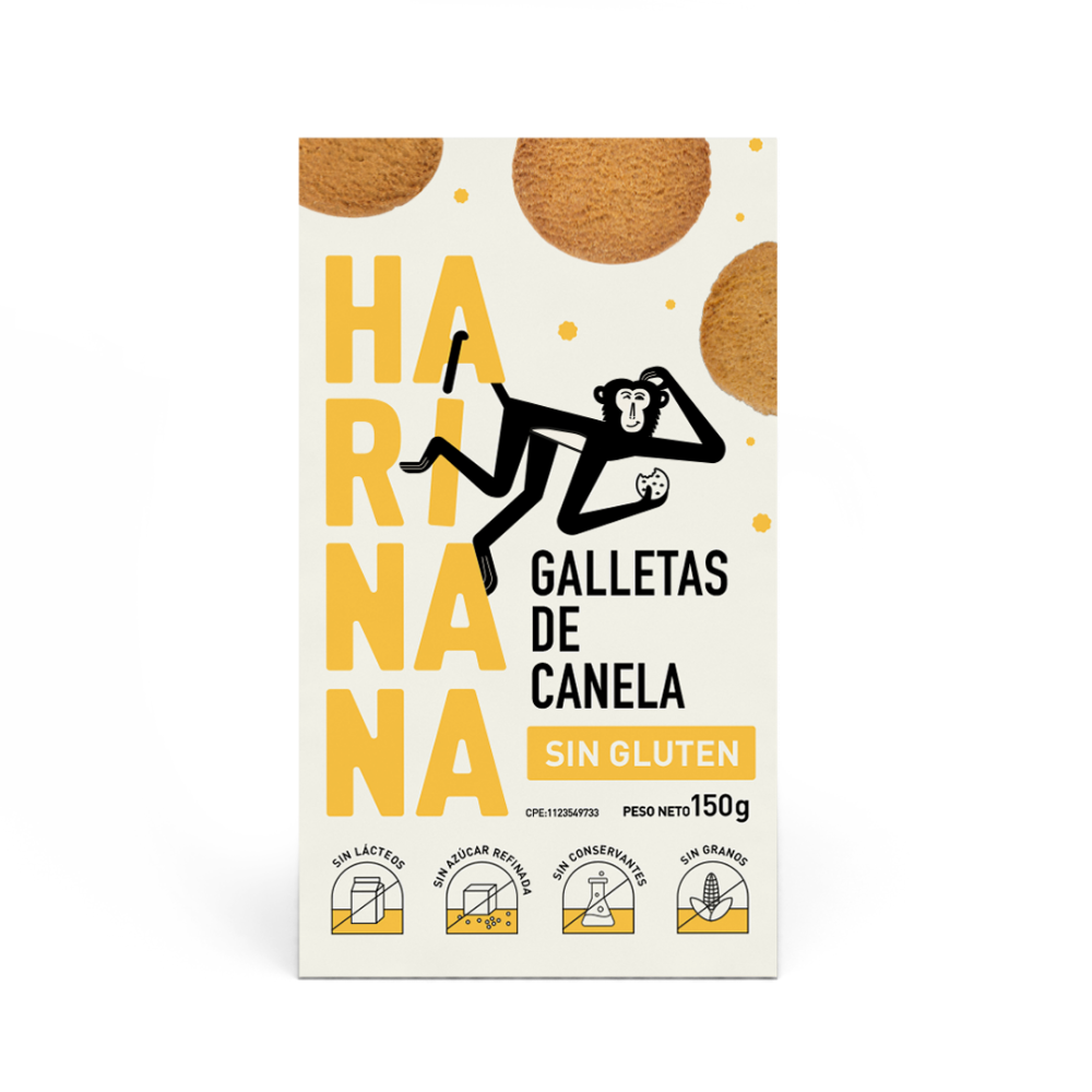 HARINANA Galletas de Canela - Sin Gluten