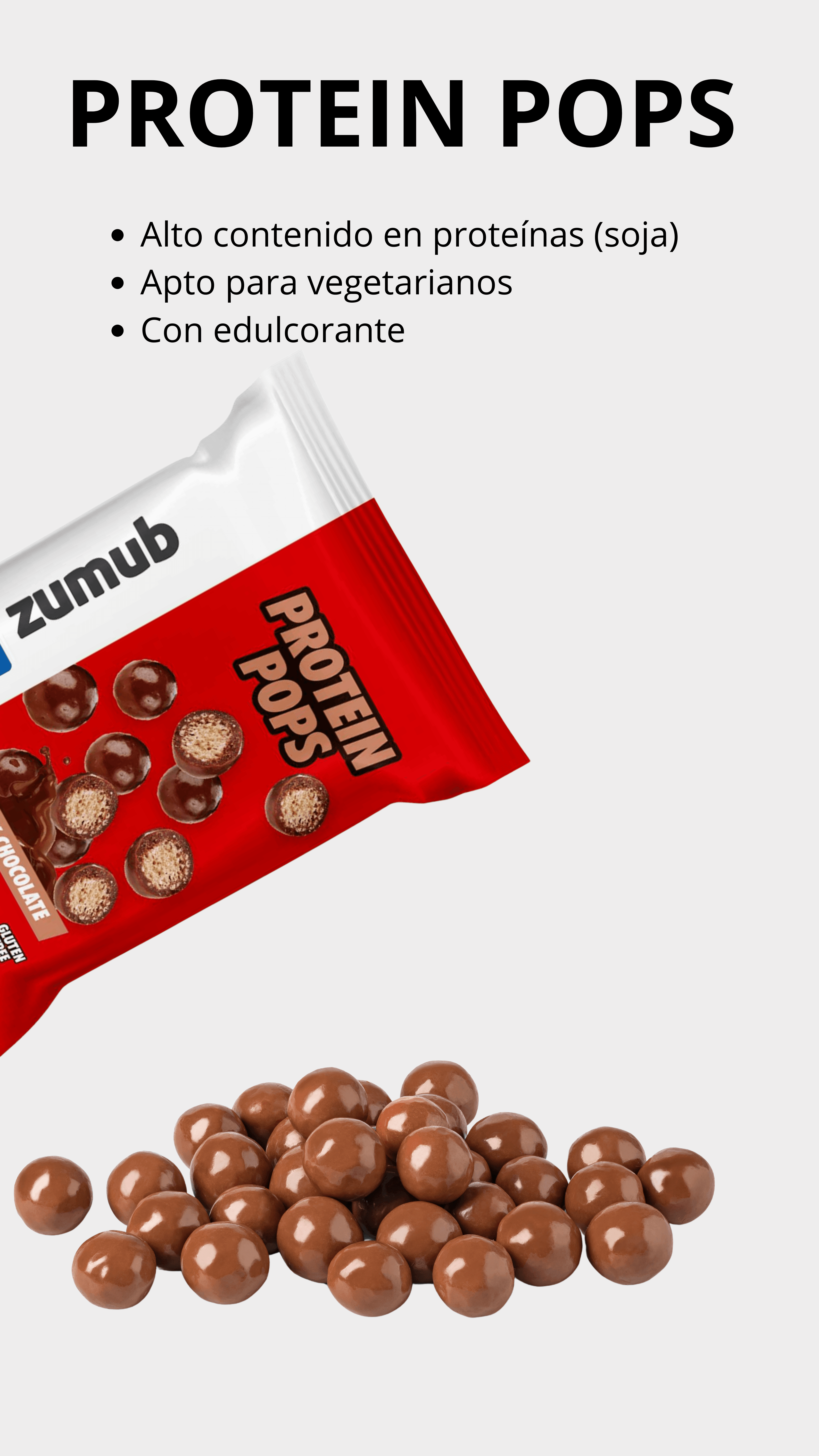Zumub Protein Pops Chocolate con Leche 38 g
