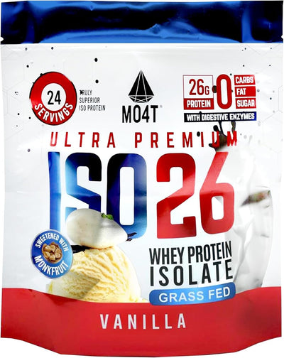 Proteína ISO26 MO4T Whey Isolate Grass Fed 1,6 Lb