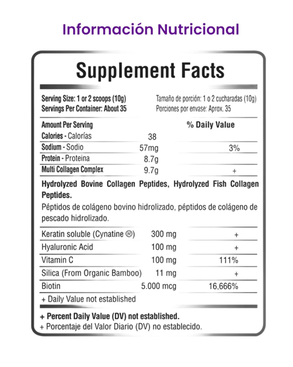 MULTI COLÁGENO MO4T BOOSTER   Formato envase, 350 gr
