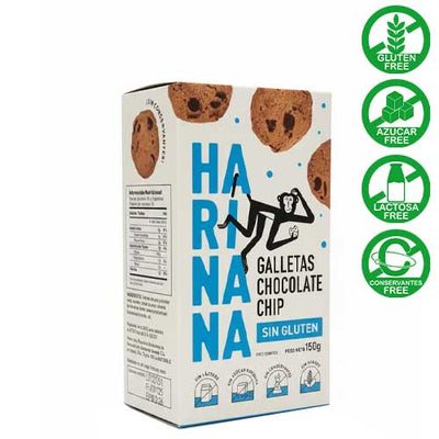 HARINANA Galletas Chocolate Chip - Sin Gluten