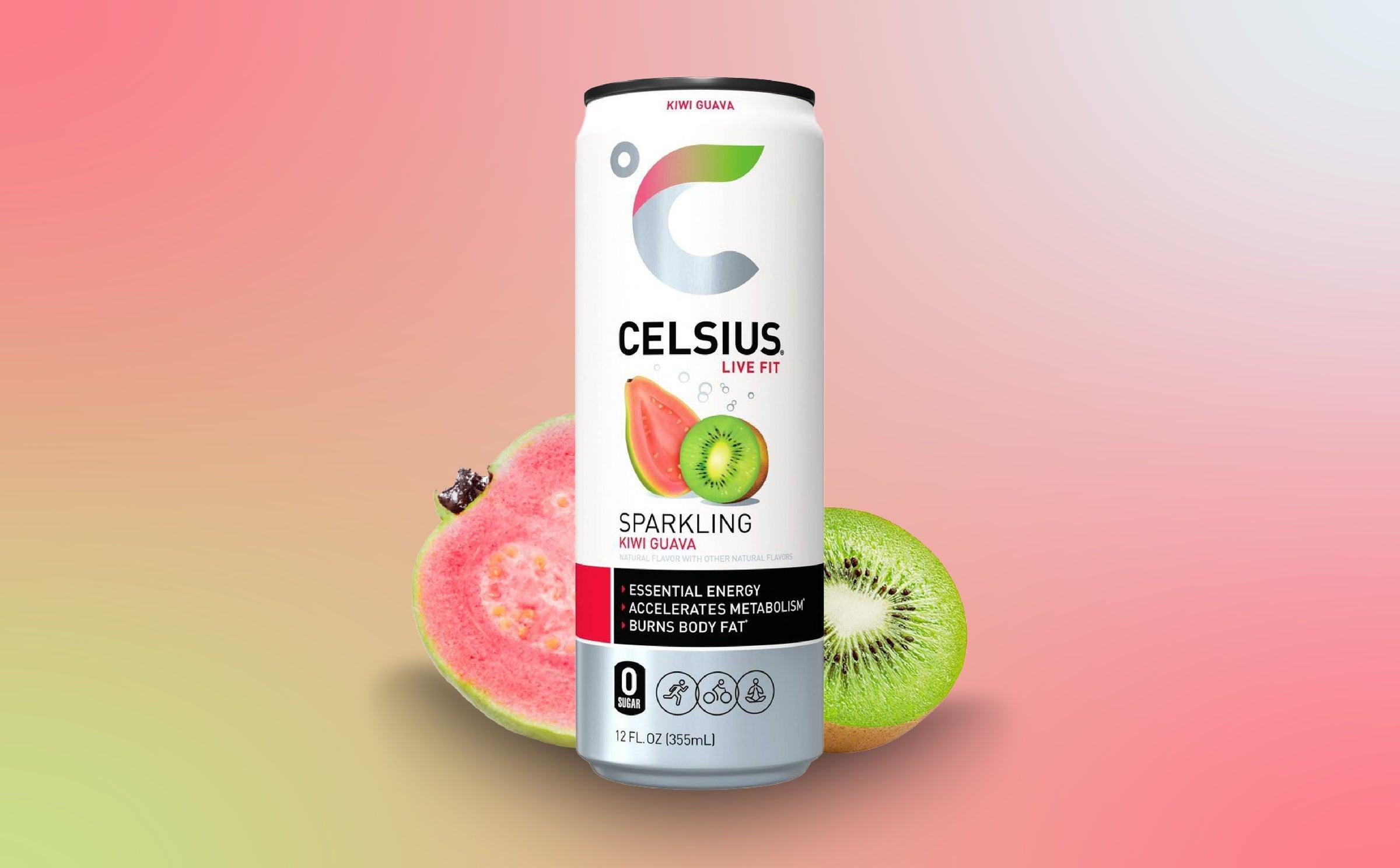 BEBIDA CELSIUS LIVE FIT SPARKLING KIWI GUAVA 355ML