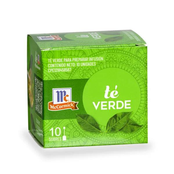Té Verde McCormick 10 bolsas
