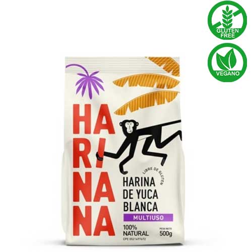 HARINANA  Harina de Yuca Blanca - Sin Gluten