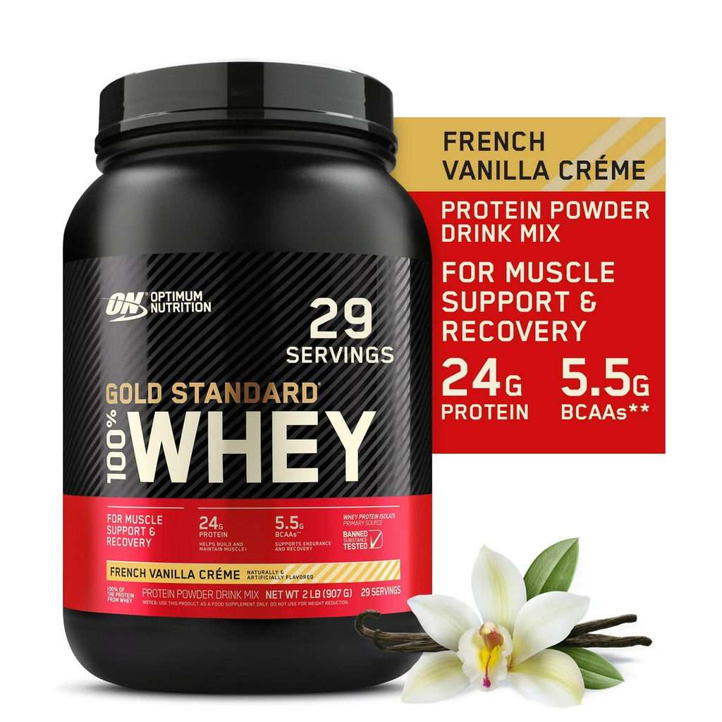 Proteína Optimum Nutrition 100% Whey Gold Standard   2lb   French Vainilla Cream