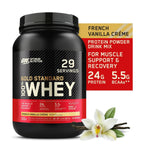Proteína Optimum Nutrition 100% Whey Gold Standard   2lb   French Vainilla Cream