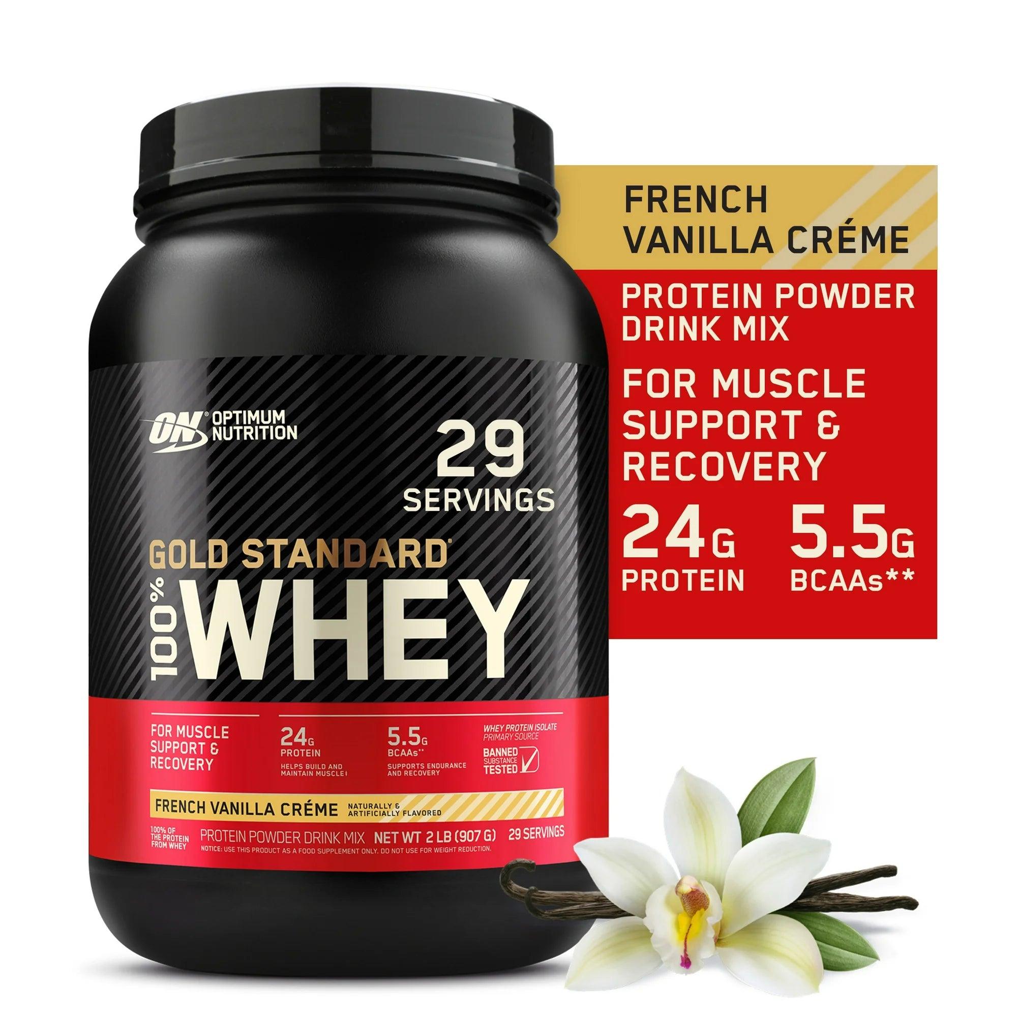 Proteína Optimum Nutrition 100% Whey Gold Standard   2lb   French Vainilla Cream