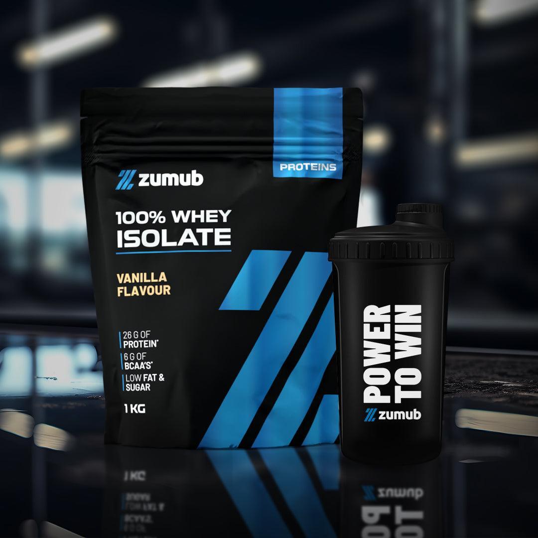 Zumub Proteína 100% Whey Aislada 1 Kg   Vainilla