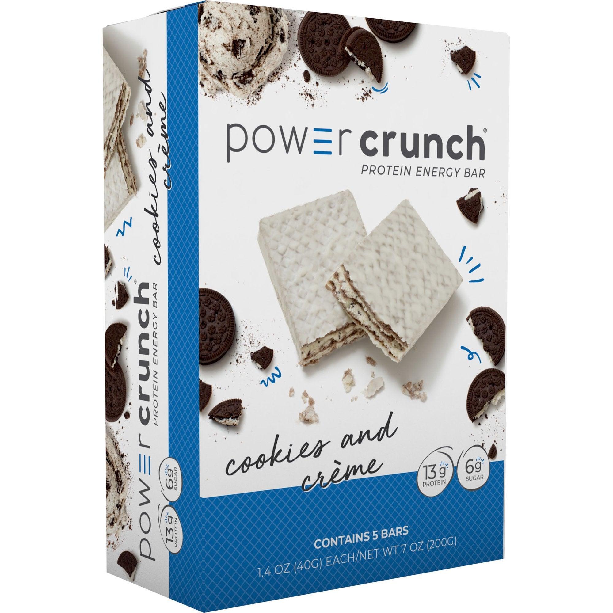 Barrita de Proteína Power Crunch Energy   Cookies and Cream