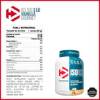 Dymatize ISO 100   3 lb   Gourmet Vainilla