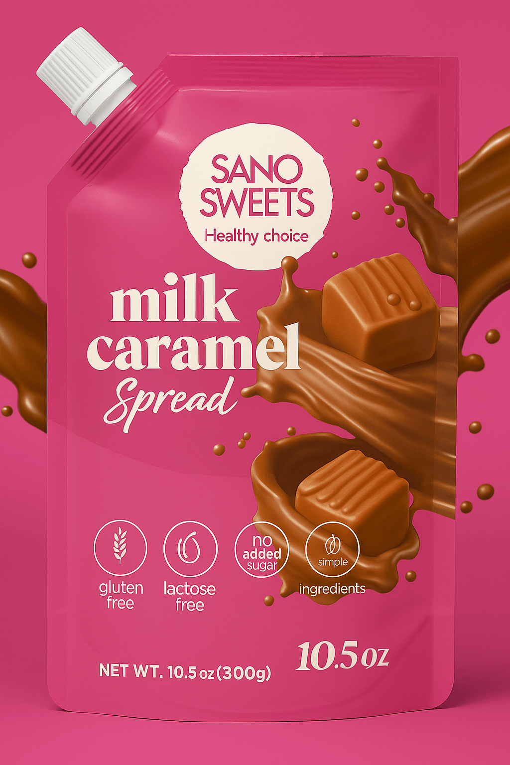 Sano Sweets   Caramelo de leche 250 g