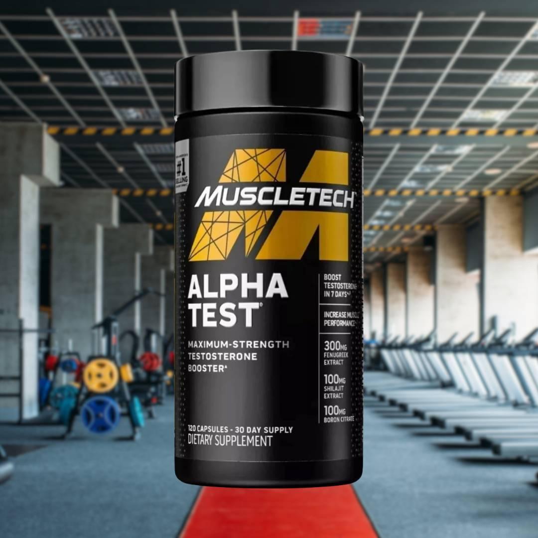 MuscleTech Pro Series ALPHA TEST   120 capsulas   Testosterona