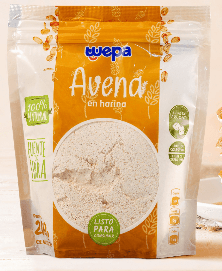 AVENA EN HARINA DOYPACK WEPA 200G