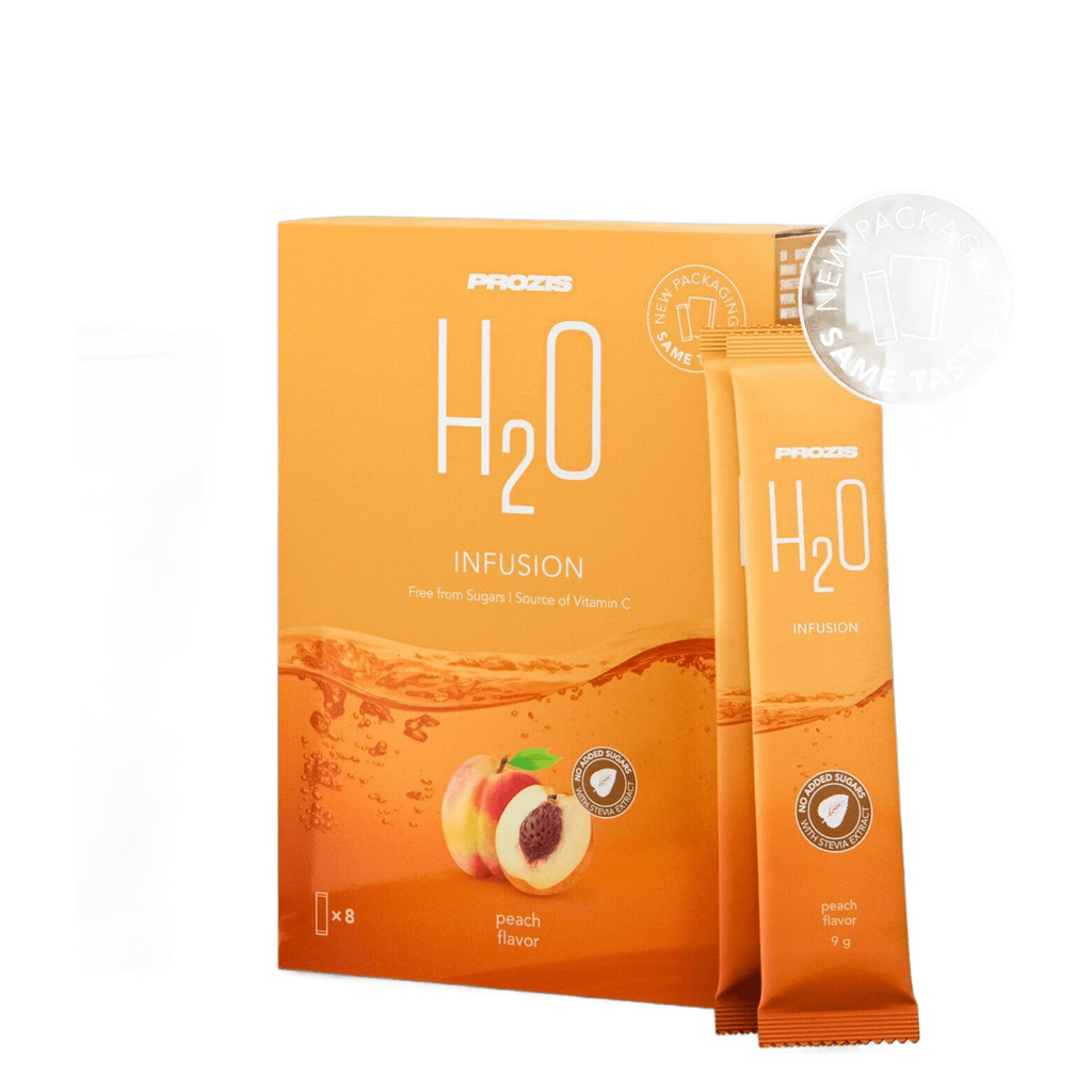 Quemador Prozis 8 x H2O Infusion 9 g   Durazno