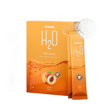 Quemador Prozis 8 x H2O Infusion 9 g   Durazno