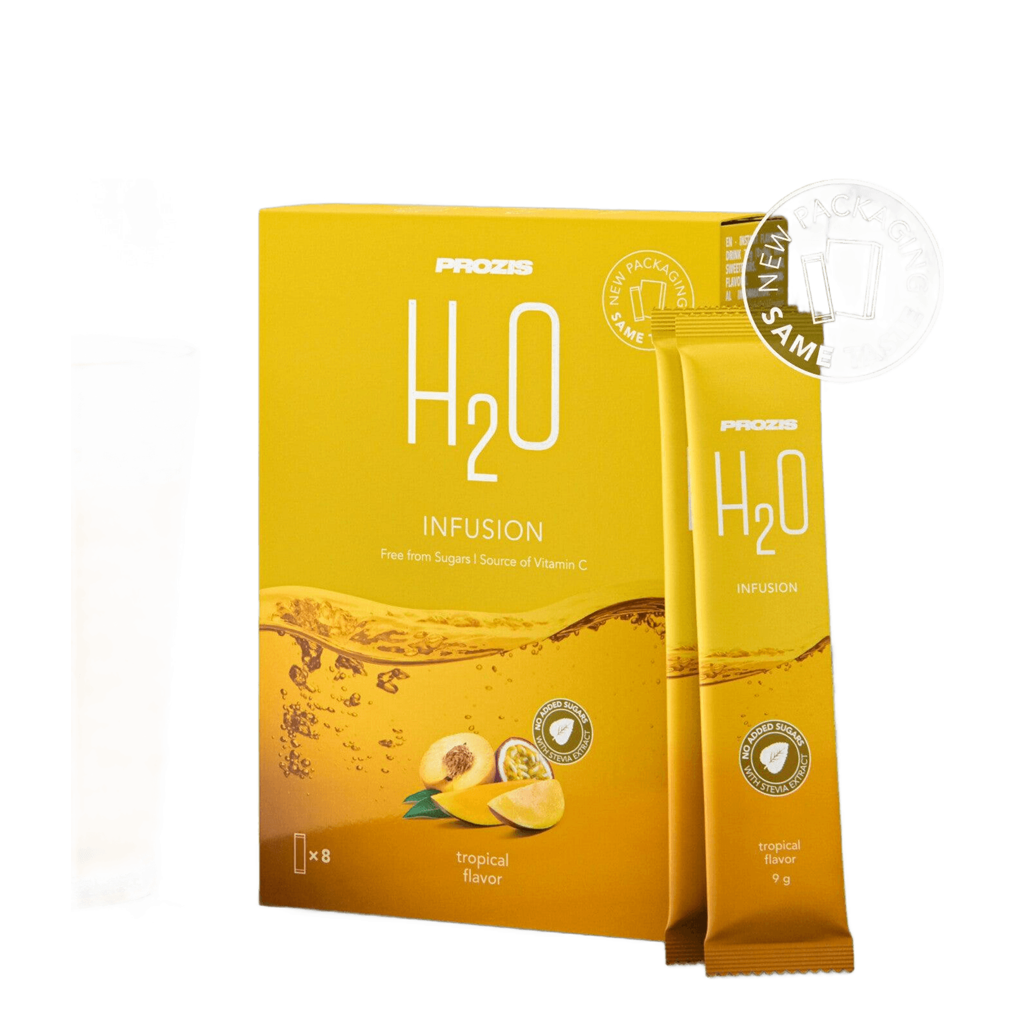 Quemador Prozis 8 x H2O Infusion 9 g   Tropical
