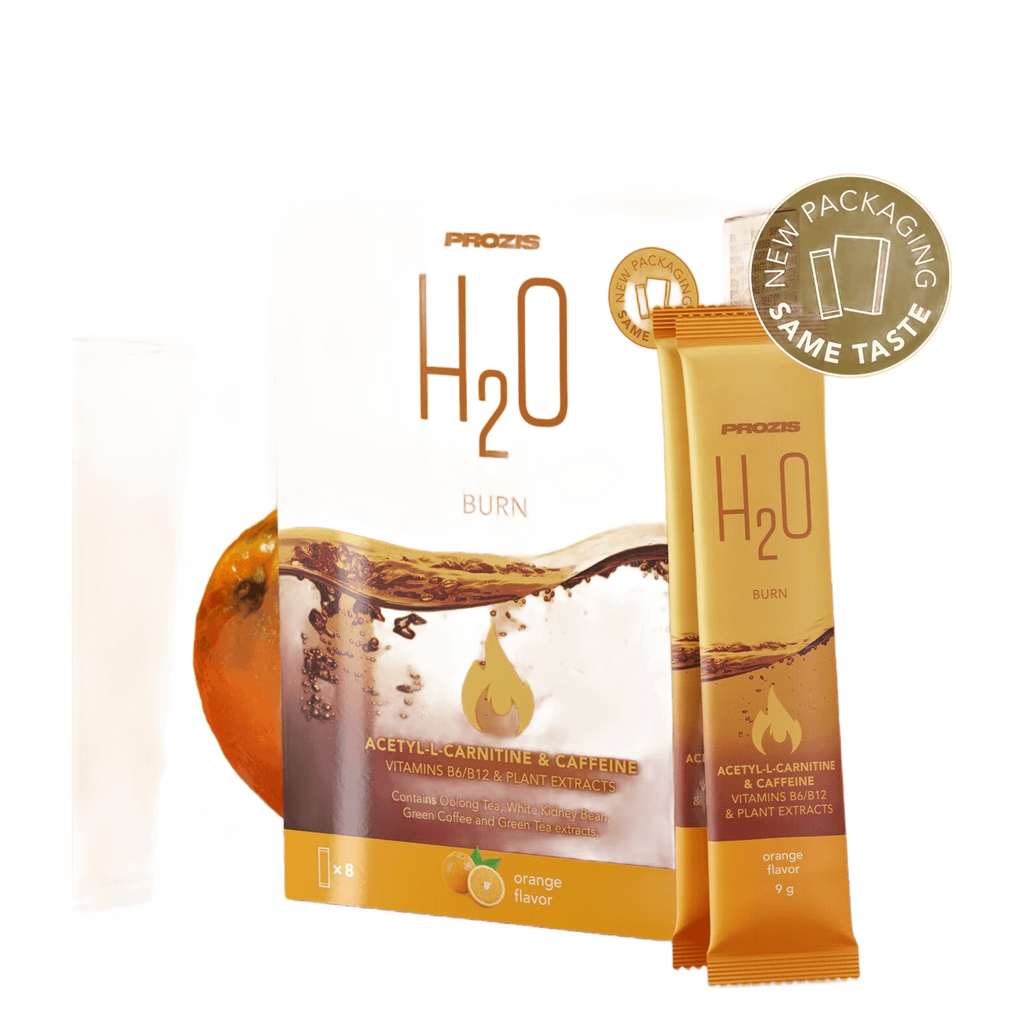 Quemador Prozis 8 x H2O Burn 9 g Naranja