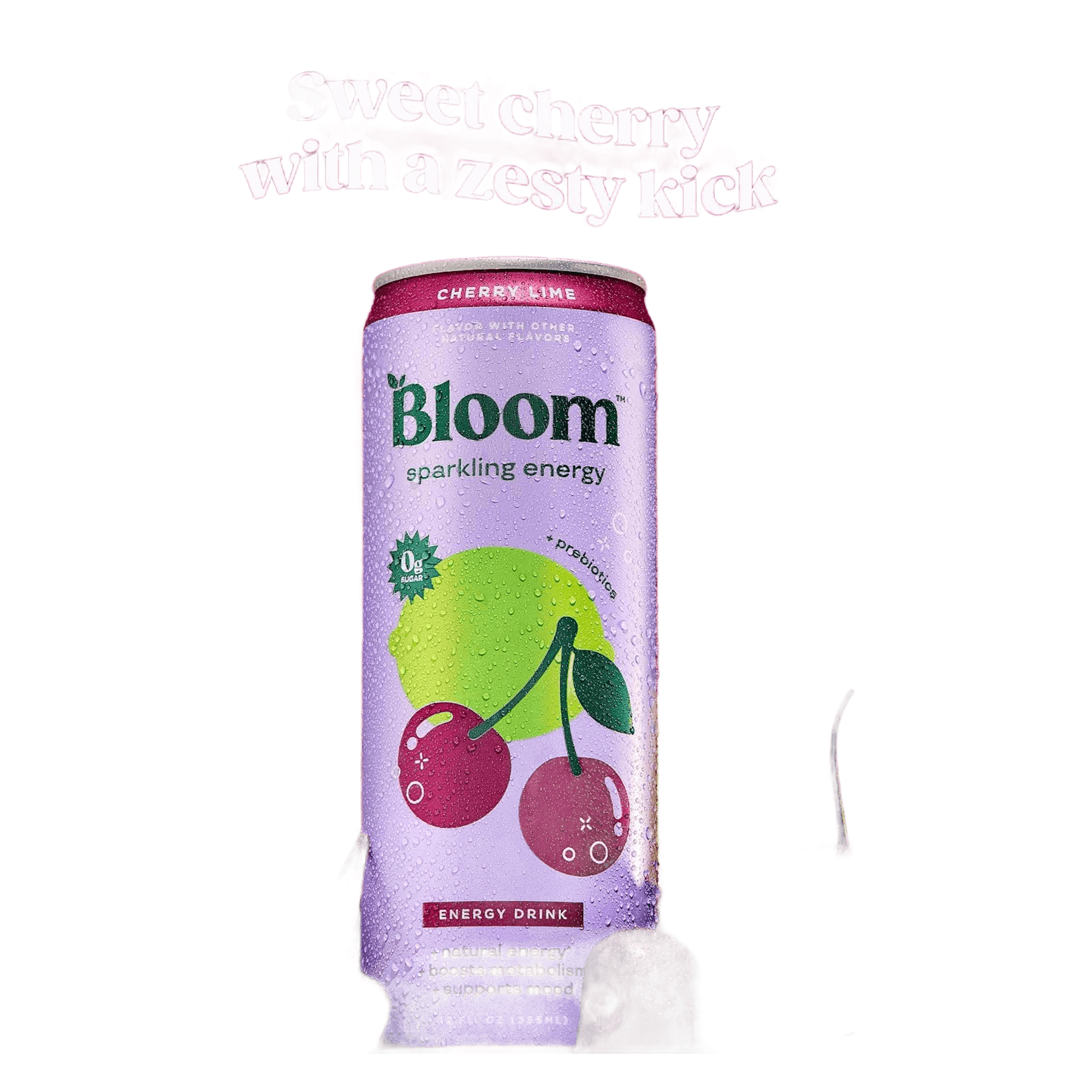 Bloom Nutrition Bebida energética con Gas - Cherry Lime