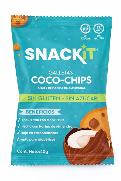 SNACKIT Galletas sin Gluten y sin Azúcar 40 g
