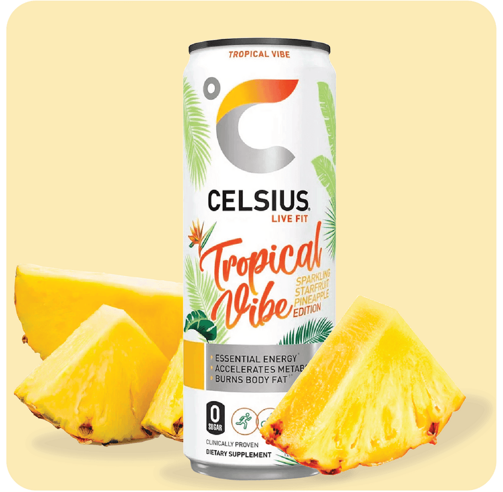 BEBIDA CELSIUS LIVE FIT  SPARKLING TROPICAL 355ML