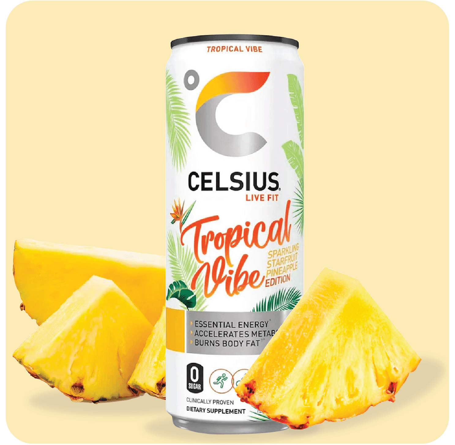 BEBIDA CELSIUS LIVE FIT SPARKLING TROPICAL 355ML