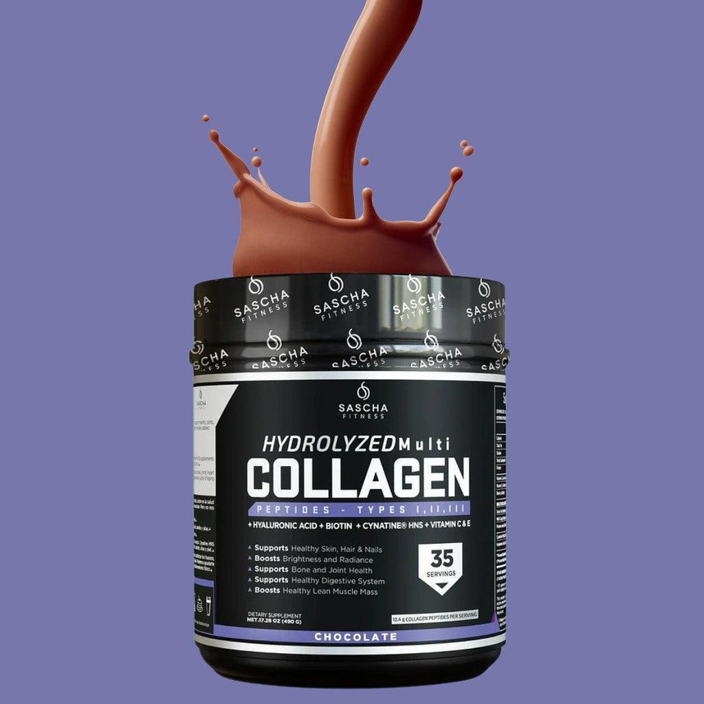 Sascha Fitness Hydrolyzed Multi Colágeno Chocolate 490 g