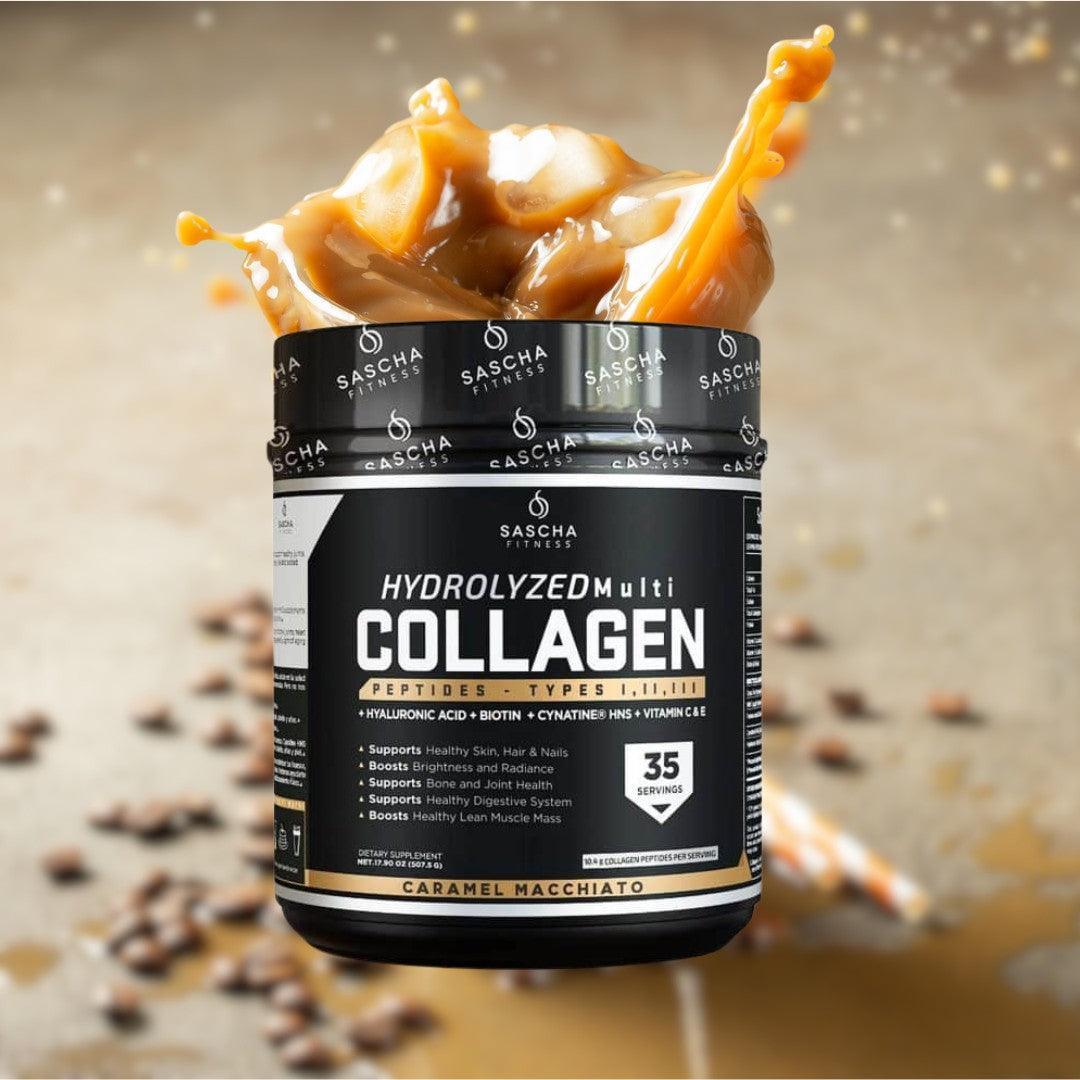 Sascha Fitness Hydrolyzed Multi Colágeno Caramel Macchiato 507.5 g