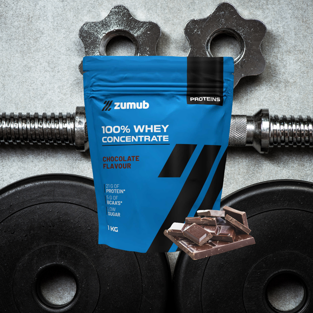 Zumub 100% Whey Concentrada 1kg - Chocolate