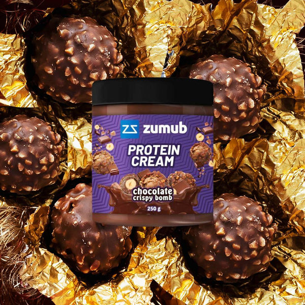 Zumub Crema con proteína de Chocolate Crispy Bomb 250 g