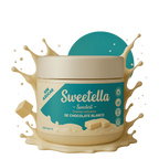 CREMA UNTABLE SWEETEST DE CHOCOLATE BLANCO SIN AZÚCAR SWEETTELLA 200 G