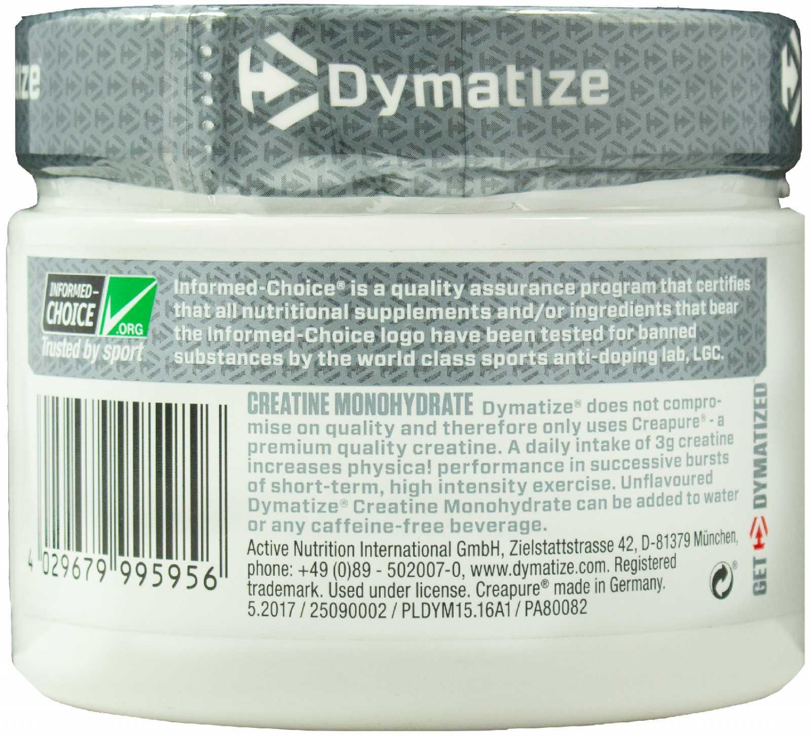 Dymatize Monohidrato de Creatina (Creapure®) 300g