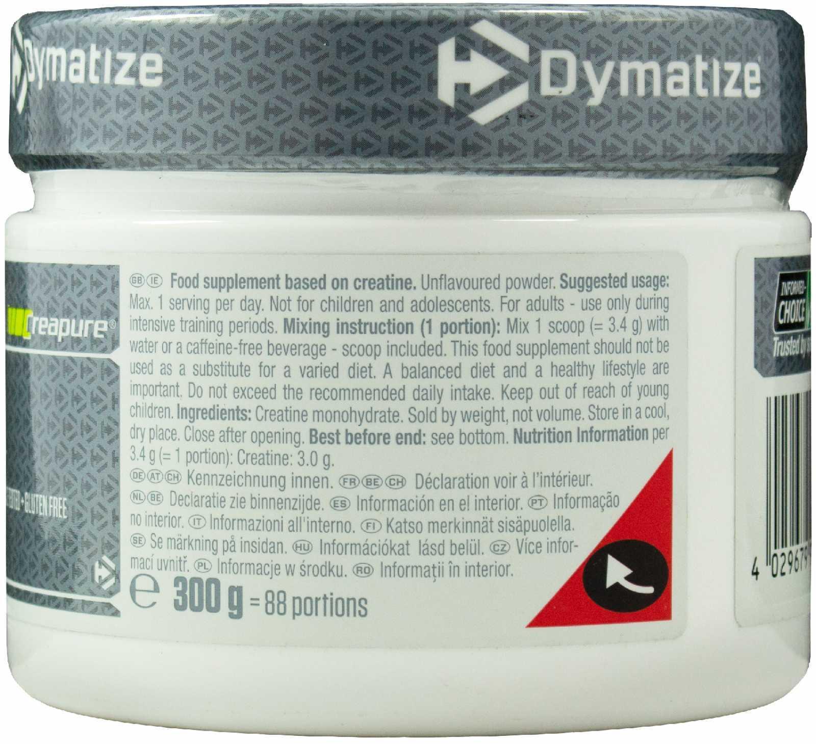 Dymatize Monohidrato de Creatina (Creapure®) 300g