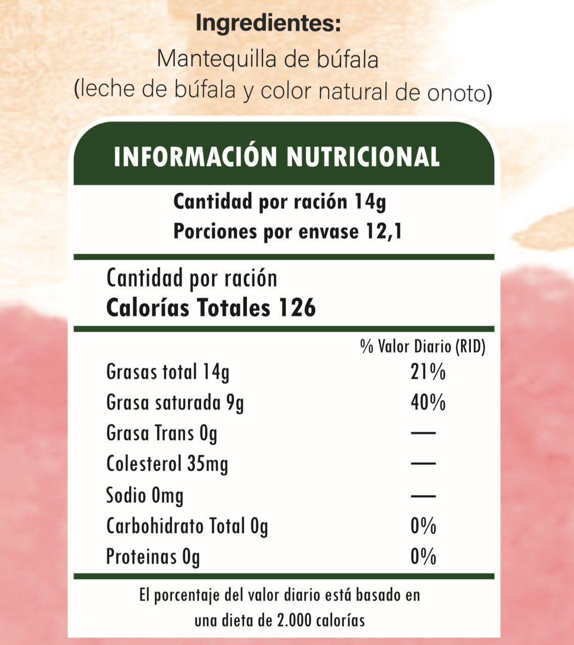BUFF Mantequilla GHEE Clarificada de Bufala   Original 170 g