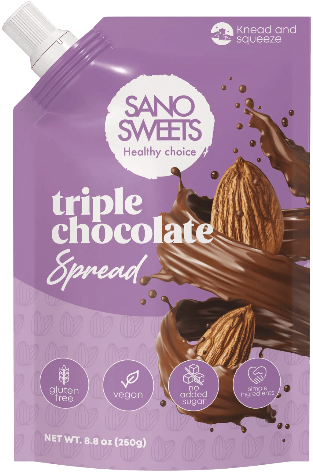 Sano Sweets   Triple chocolate 250 g