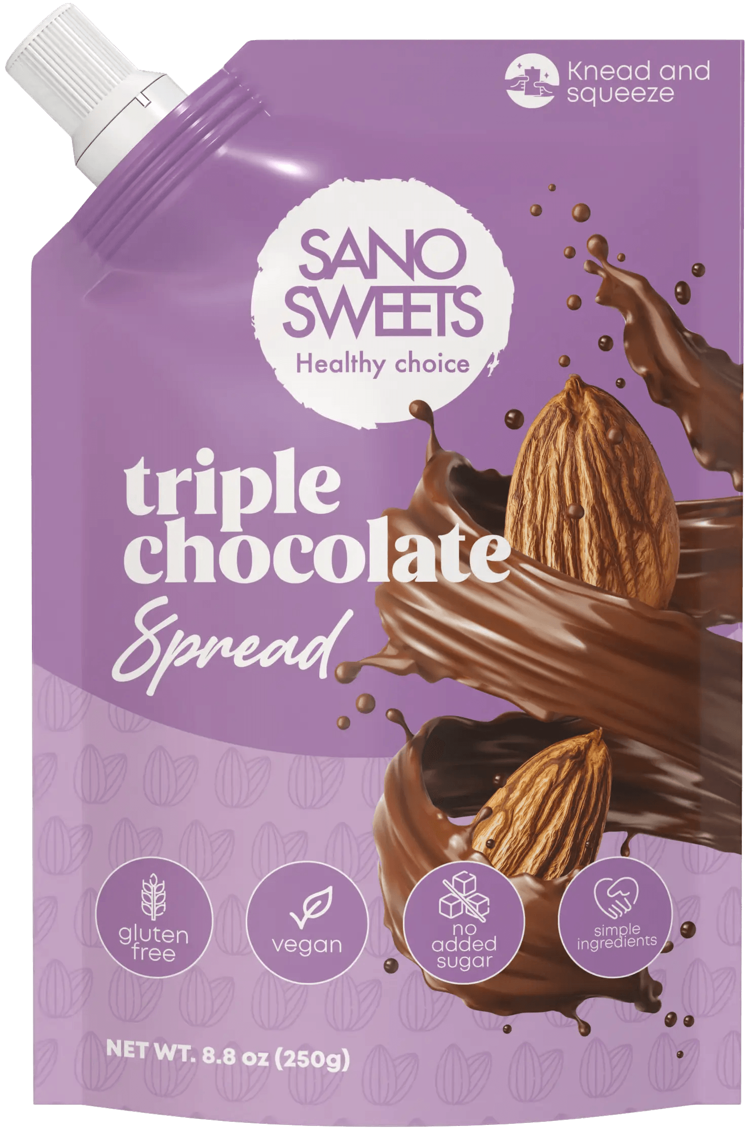 Sano Sweets   Triple chocolate 250 g
