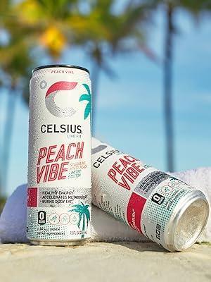 BEBIDA CELSIUS LIVE FIT SPARKLING PEACH VIBE 355ML